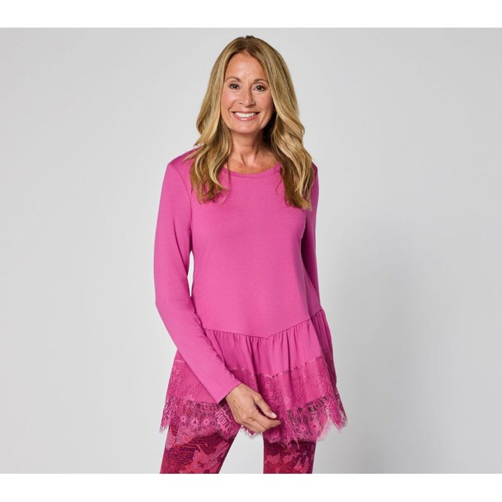Gloria Vanderbilt Women's Top Sz L Make Your Selection: LOGO by Lori Pink